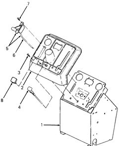 Pedestal, Engine Controls And Instrument Panel Diagram and Parts List for 1015 126001-207400-130200100-131200D100-138200100-139200100 Cub Cadet Lawn Tractor